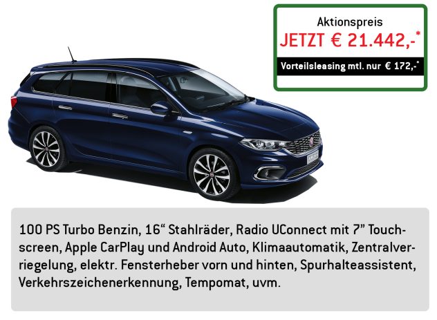 FIAT Tipo Kombi Lüftner Edition